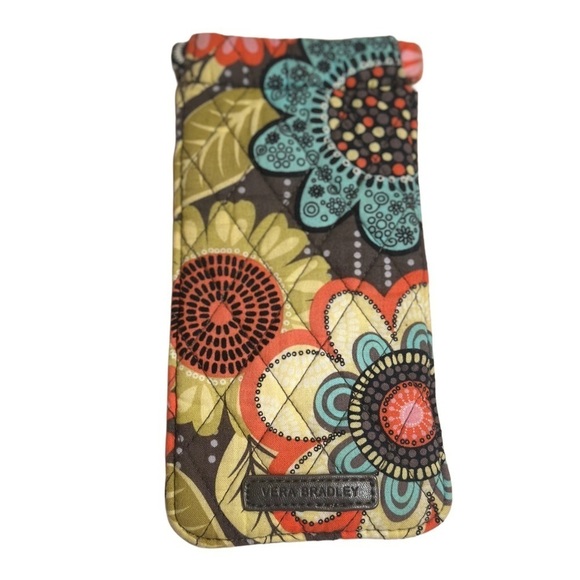 Vera Bradley Glenna Shoulder Bag, Wallet, Sunglass Case & Lanyard Shower Flowers - Picture 12 of 14